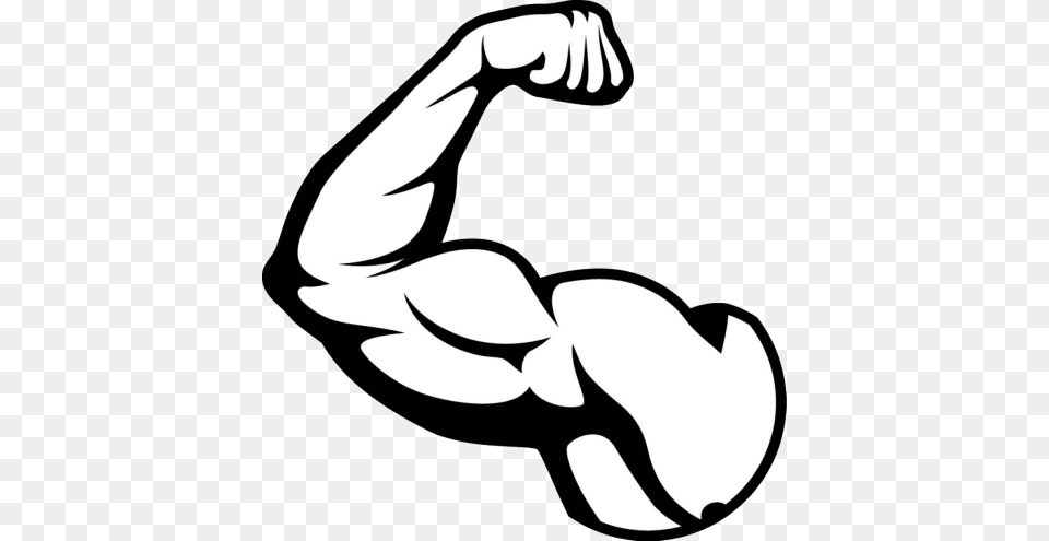 Muscle, Stencil, Arm, Body Part, Person Free Png Download