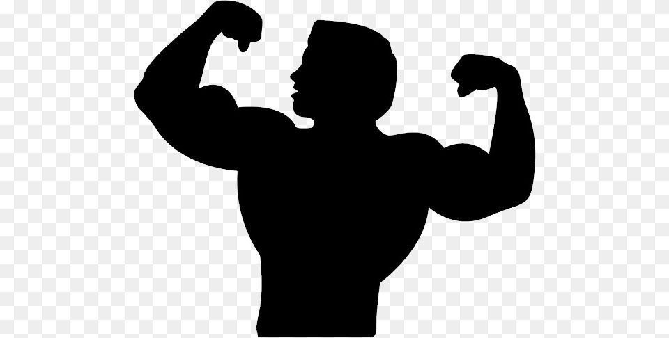 Muscle, Silhouette Png
