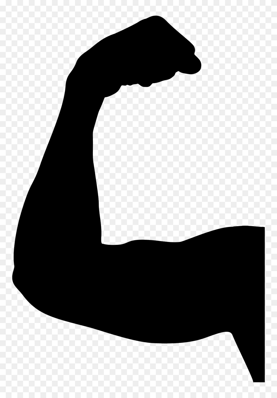 Muscle Arm Silhouette, Body Part, Person Png