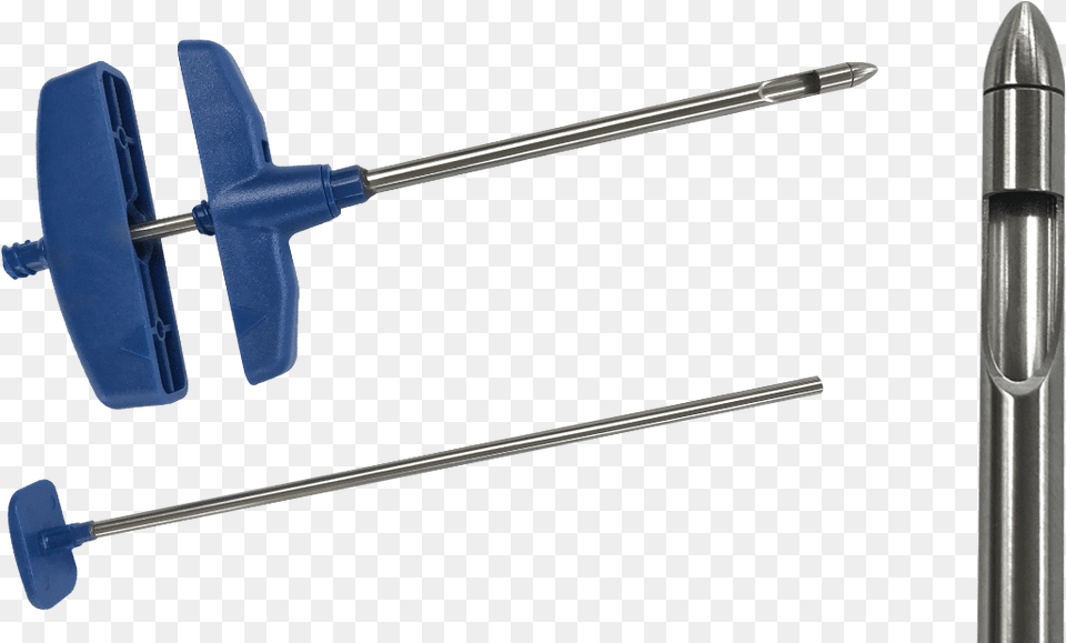 Muscle Biopsy Needle Barbell, Device, Mace Club, Weapon Png Image