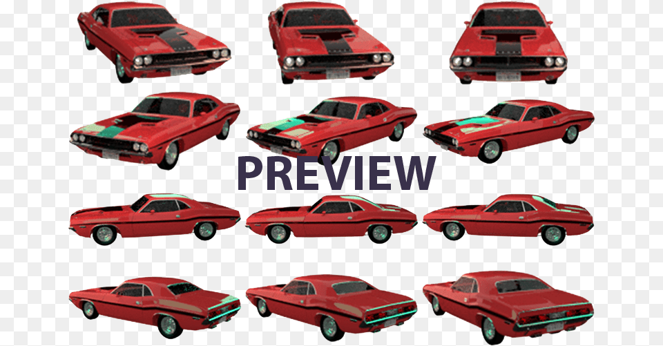 Muscle Car, Vehicle, Coupe, Transportation, Sports Car Png