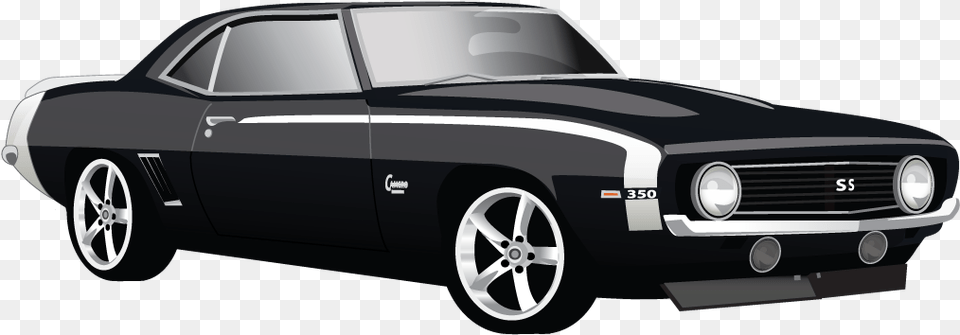 Muscle Car Chevrolet Camaro Ss Icon Muscle Car Vector Free, Coupe, Sports Car, Transportation, Vehicle Png