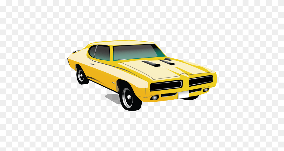Muscle Car Pontiac Gto Icon Classic American Cars Iconset, Vehicle, Coupe, Transportation, Sports Car Free Png Download