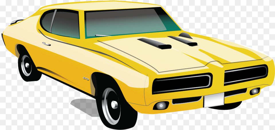Muscle Car Pontiac Gto Icon Muscle Car Clipart Vehicle, Coupe, Transportation, Sports Car Free Png