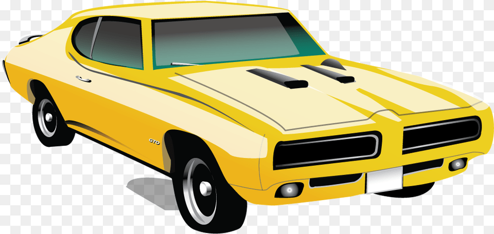 Muscle Car Pontiac Gto Icon Muscle Car Vector, Vehicle, Coupe, Transportation, Sports Car Png