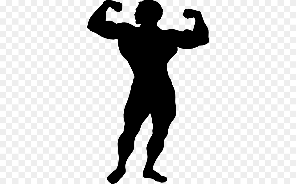 Muscle Clip Art, Silhouette, Adult, Male, Man Png