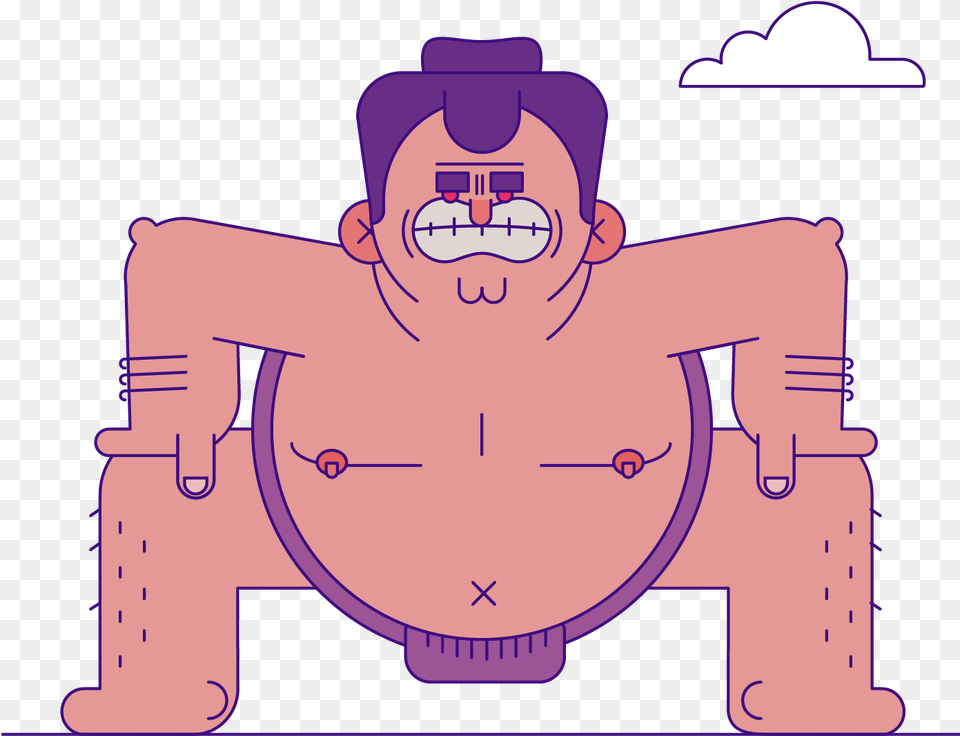 Muscle Icon Ugly, Cartoon, Baby, Person, Face Png Image