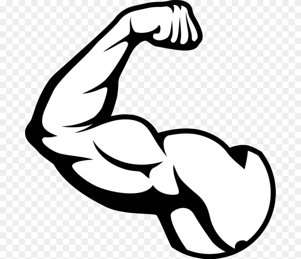 Muscle Image Muscle, Stencil, Arm, Body Part, Person Free Png Download