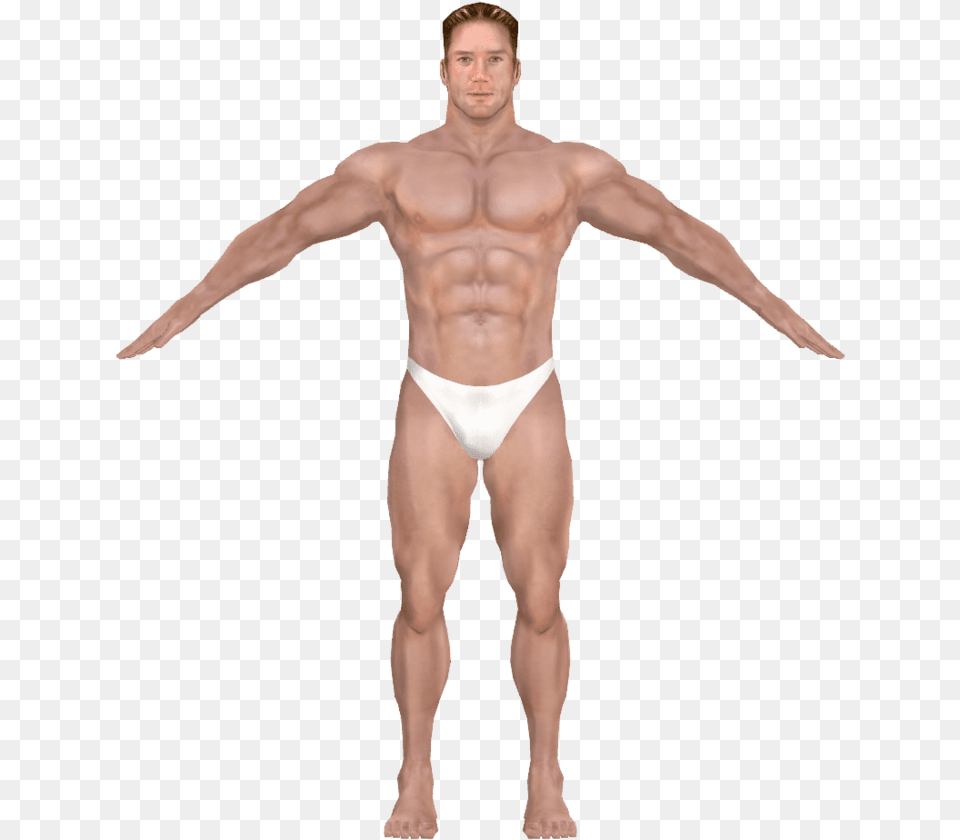 Muscle Man Billy Herrington 3d Model, Adult, Male, Person, Face Free Png