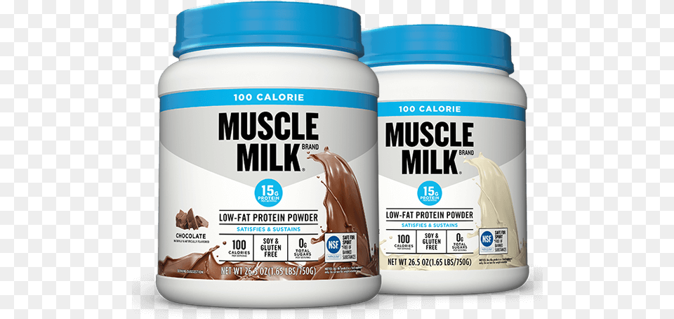 Muscle Milk 100 Calorie Vanilla, Bottle, Shaker, Jar Free Png Download