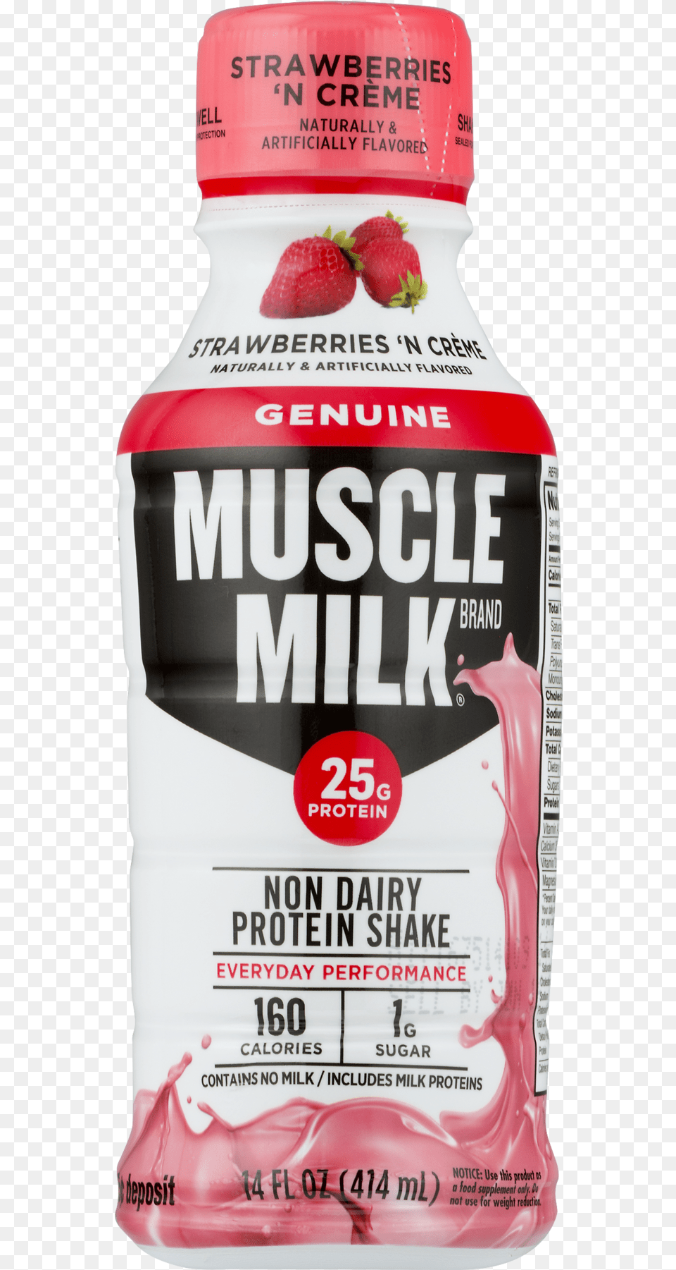 Muscle Milk Protein Strawberry, Beverage, Juice, Food, Ketchup Free Png Download