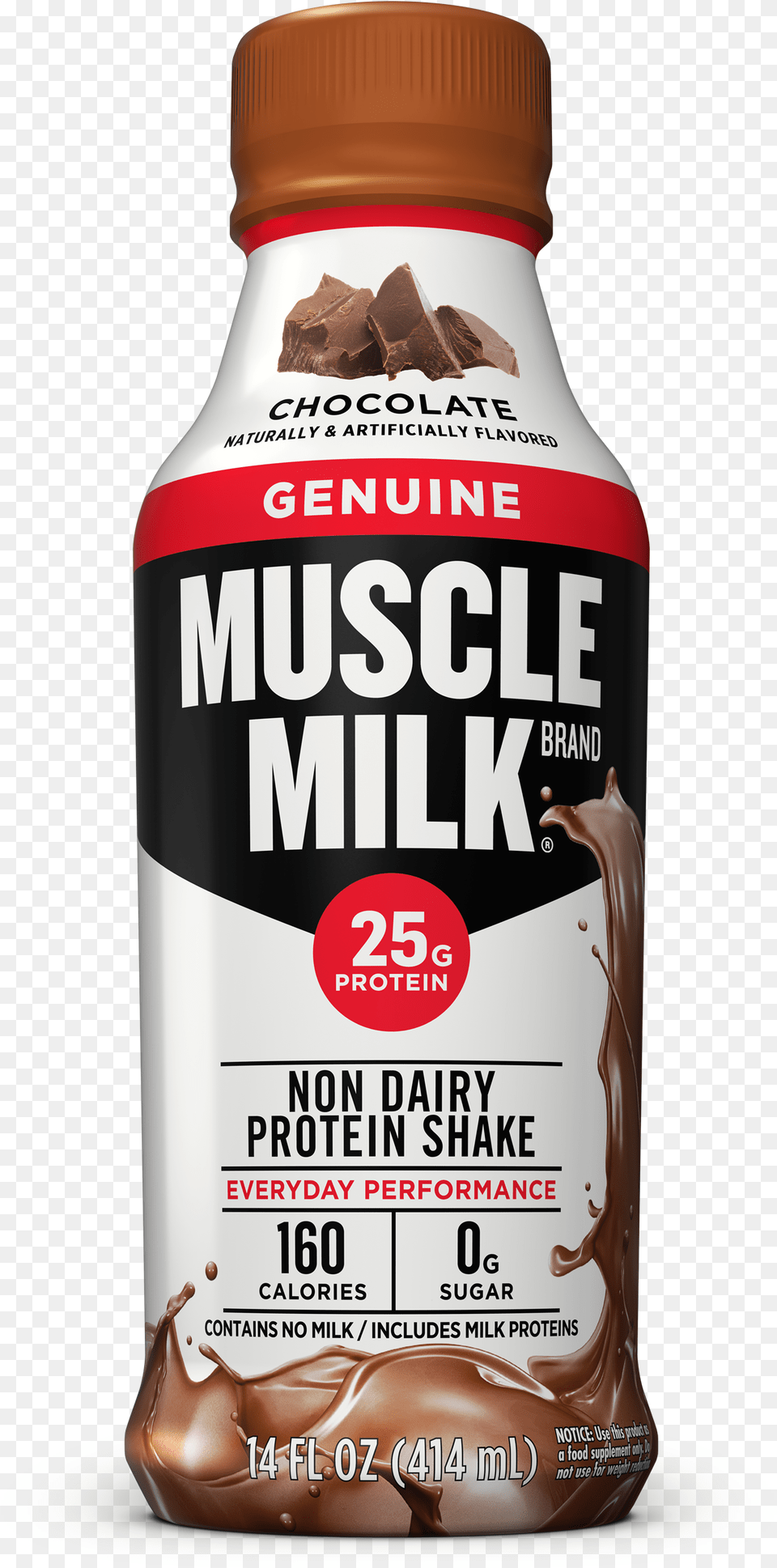 Muscle Milk Vanilla Bottle, Food, Ketchup, Beverage, Dessert Free Png