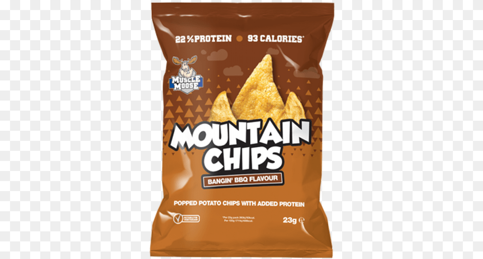 Muscle Moose Mountain Chips Potato Chip, Food, Snack, Bread Free Png