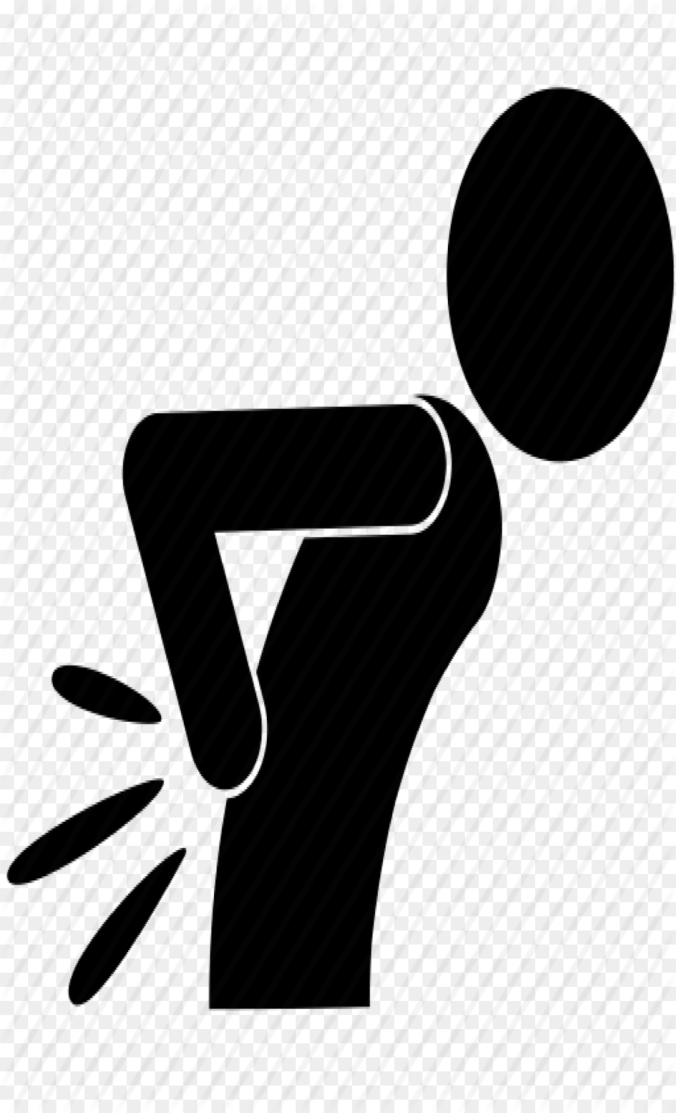 Muscle Pain Icon Low Back Pain Icon, Stencil, Smoke Pipe Free Png