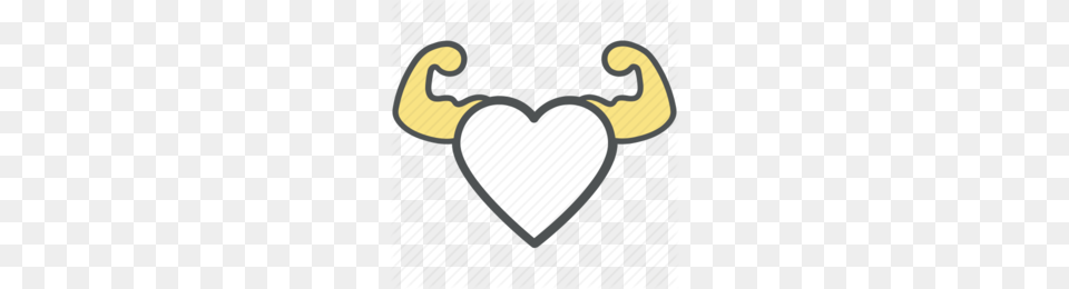 Muscle Smiley Clipart, Logo, Heart, Symbol Free Transparent Png