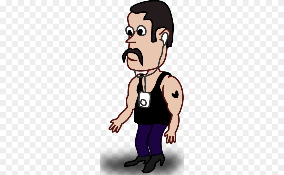 Muscular Man Clip Art For Web, Baby, Person, Face, Head Free Png Download