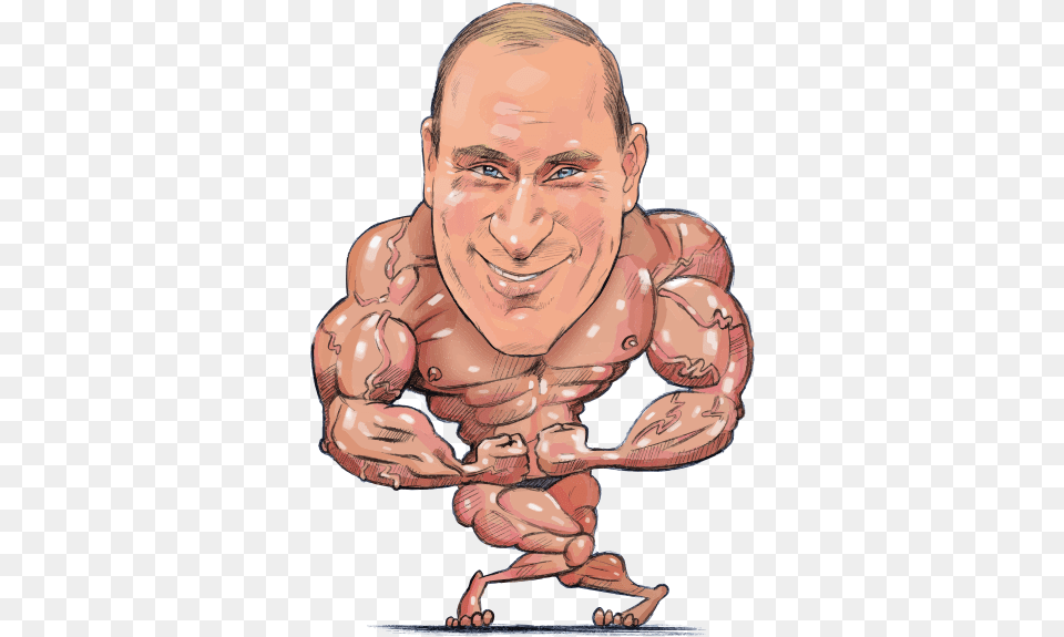 Muscular Putin Vladimir Putin Clipart, Adult, Female, Person, Woman Png