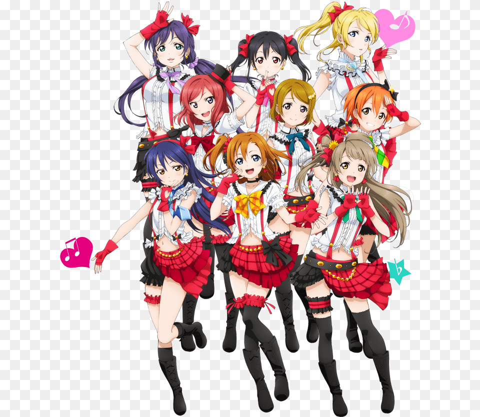 Muse Love Live Characters, Publication, Book, Comics, Adult Free Png