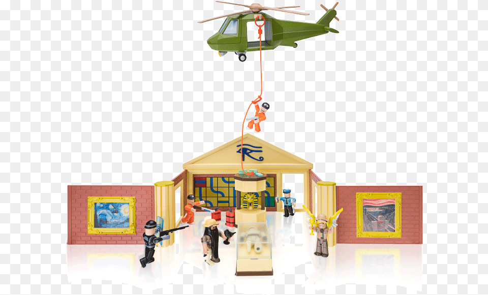 Museum Heist Roblox Jailbreak Museum Heist Toy, Aircraft, Helicopter, Transportation, Vehicle Free Png