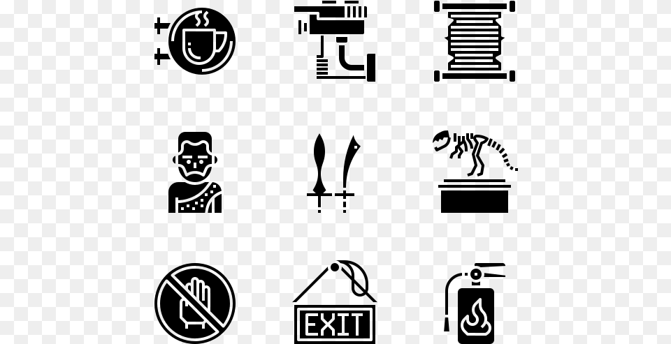 Museum Histoire Icon, Gray Png Image
