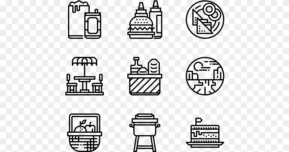 Museum Icons, Gray Png Image