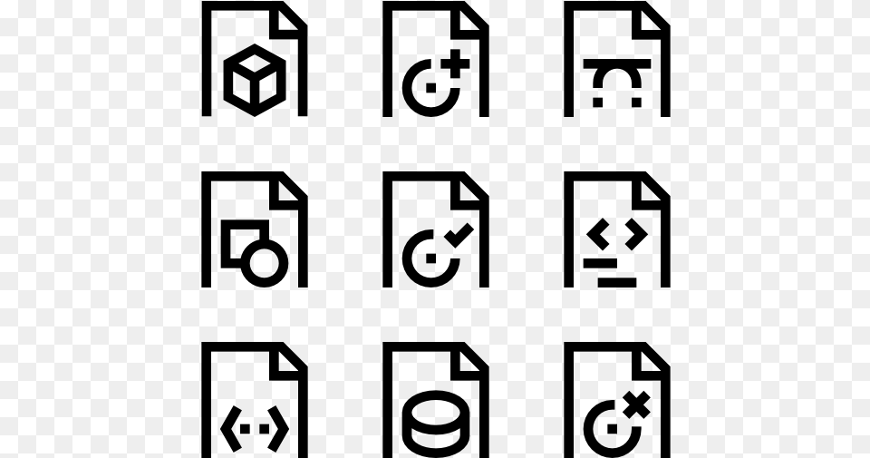 Museum Icons, Gray Free Transparent Png