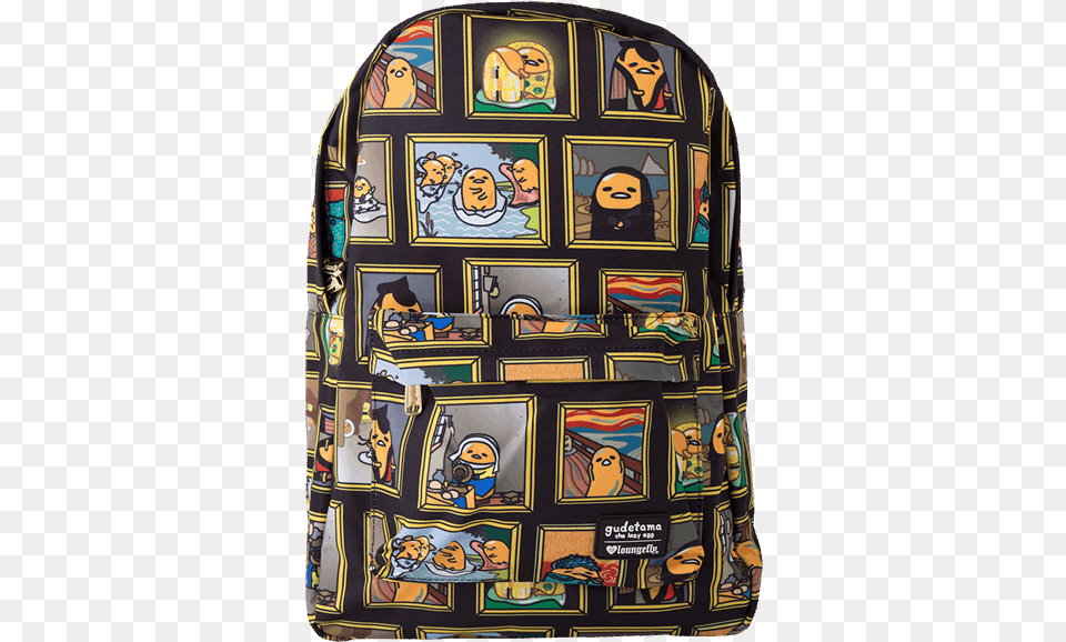 Museum Of Gudetama Backpack, Bag, Person Free Transparent Png