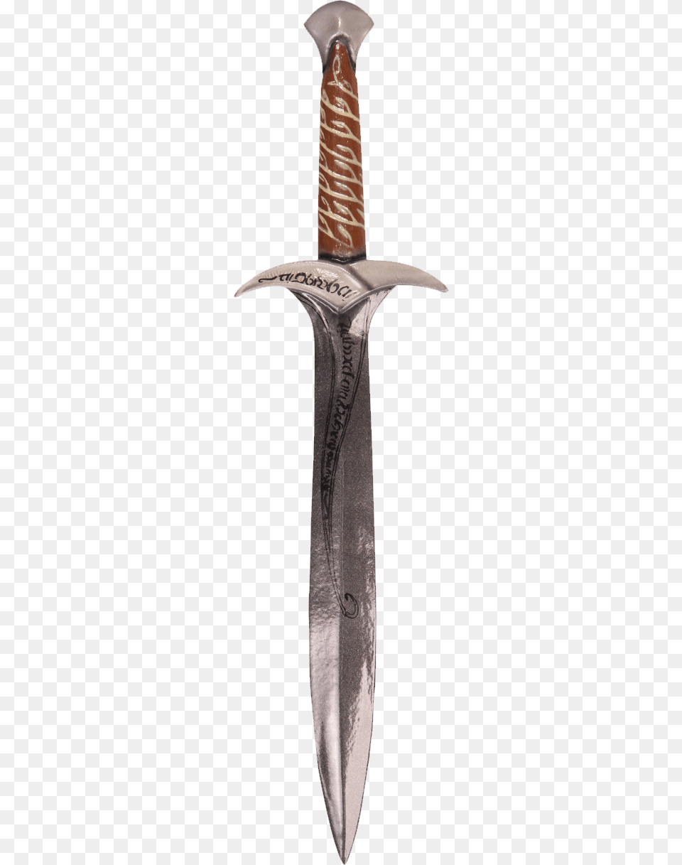 Museum Replicas Sting Sword Prop Replica Lord Of The Rings Latex Sword, Blade, Dagger, Knife, Weapon Png