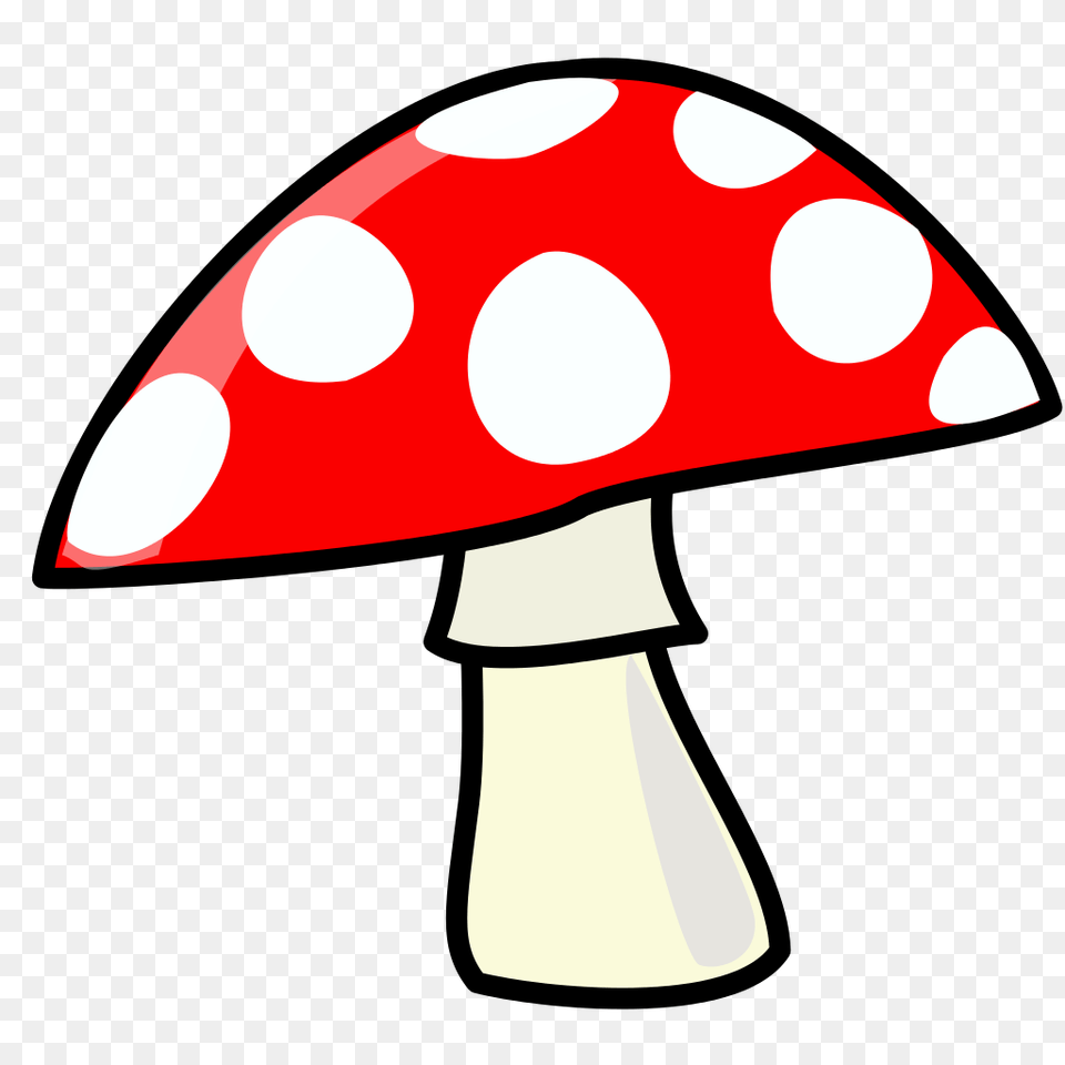 Mushroom, Agaric, Fungus, Plant, Device Png