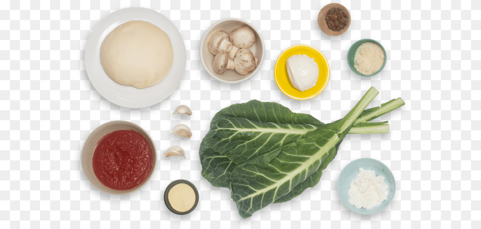 Mushroom Amp Collard Green Calzones With Fresh Mozzarella Mozzarella, Food, Ketchup, Leafy Green Vegetable, Plant Free Png Download