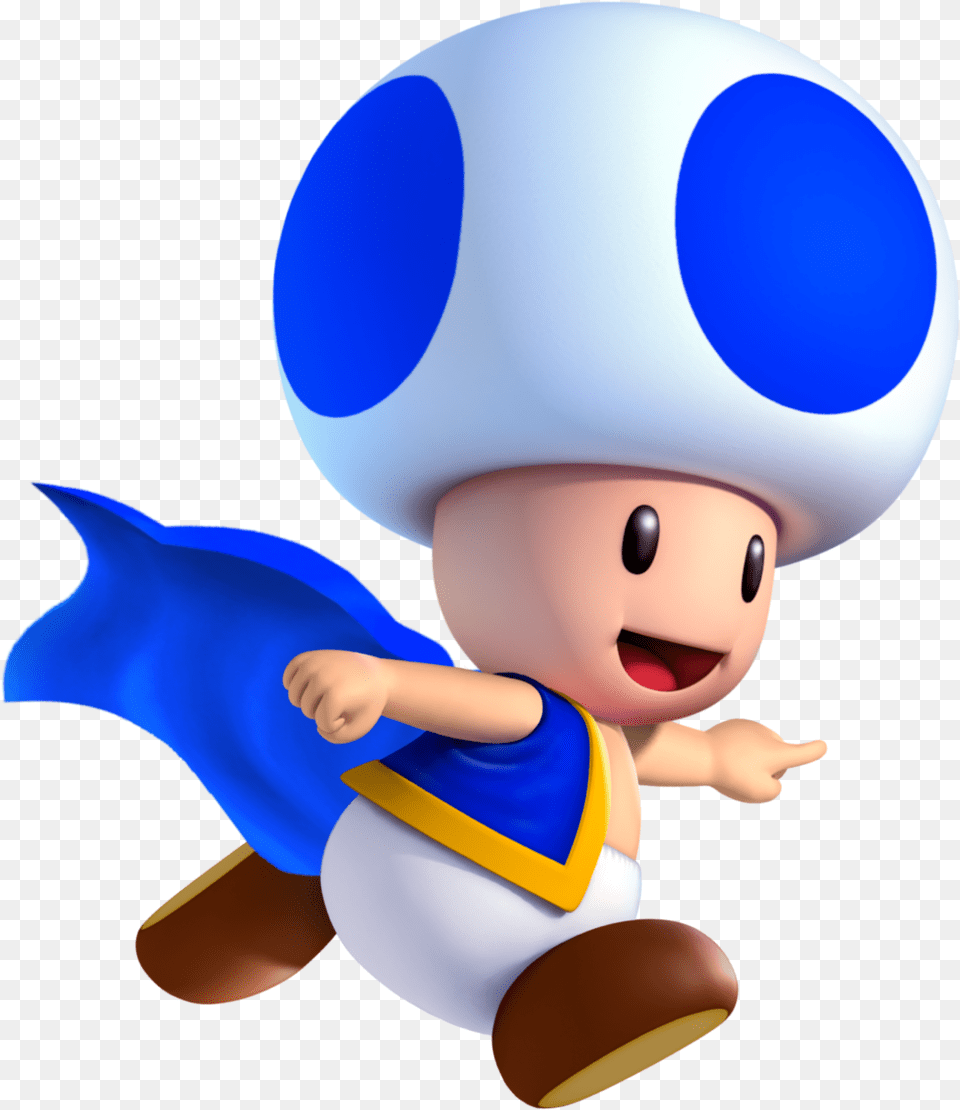 Mushroom Clipart Mario Toad Mario Blue Toad, Nature, Outdoors, Snow, Snowman Free Png Download