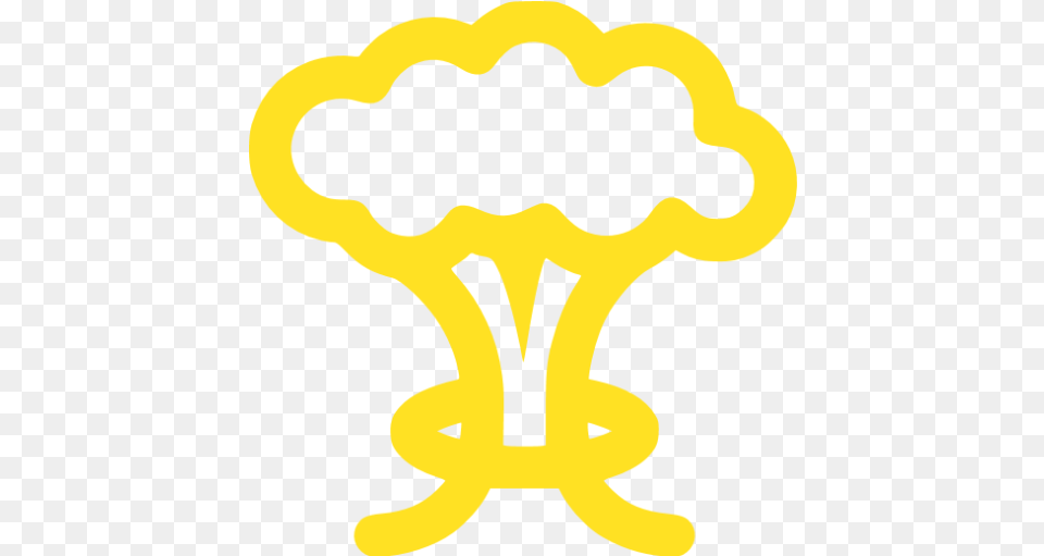 Mushroom Cloud Icons Icon Mushroom Cloud White, Logo, Symbol, Animal, Dinosaur Png Image
