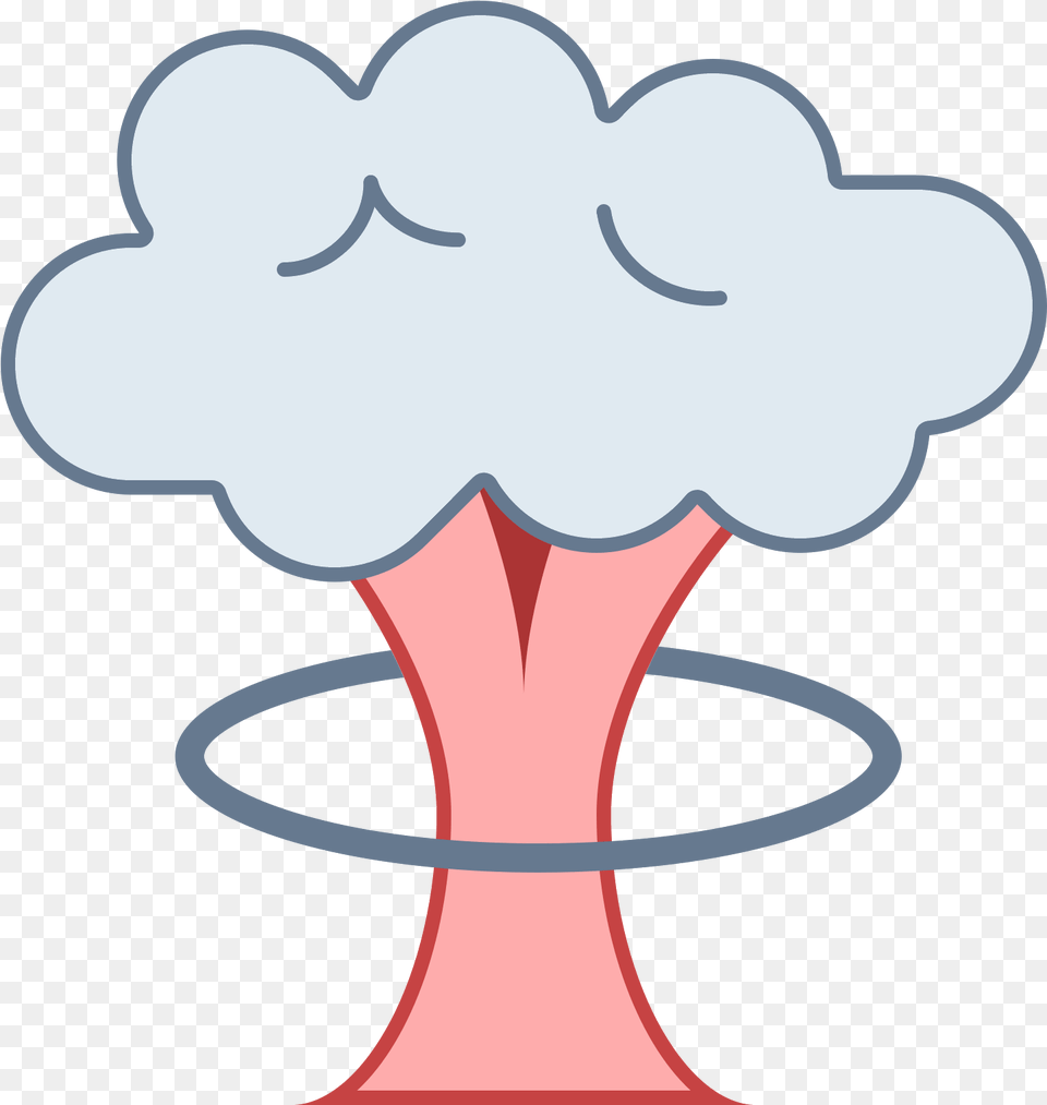 Mushroom Cloud Imac Office Icon Visualpharm Clipart, Person Free Png Download