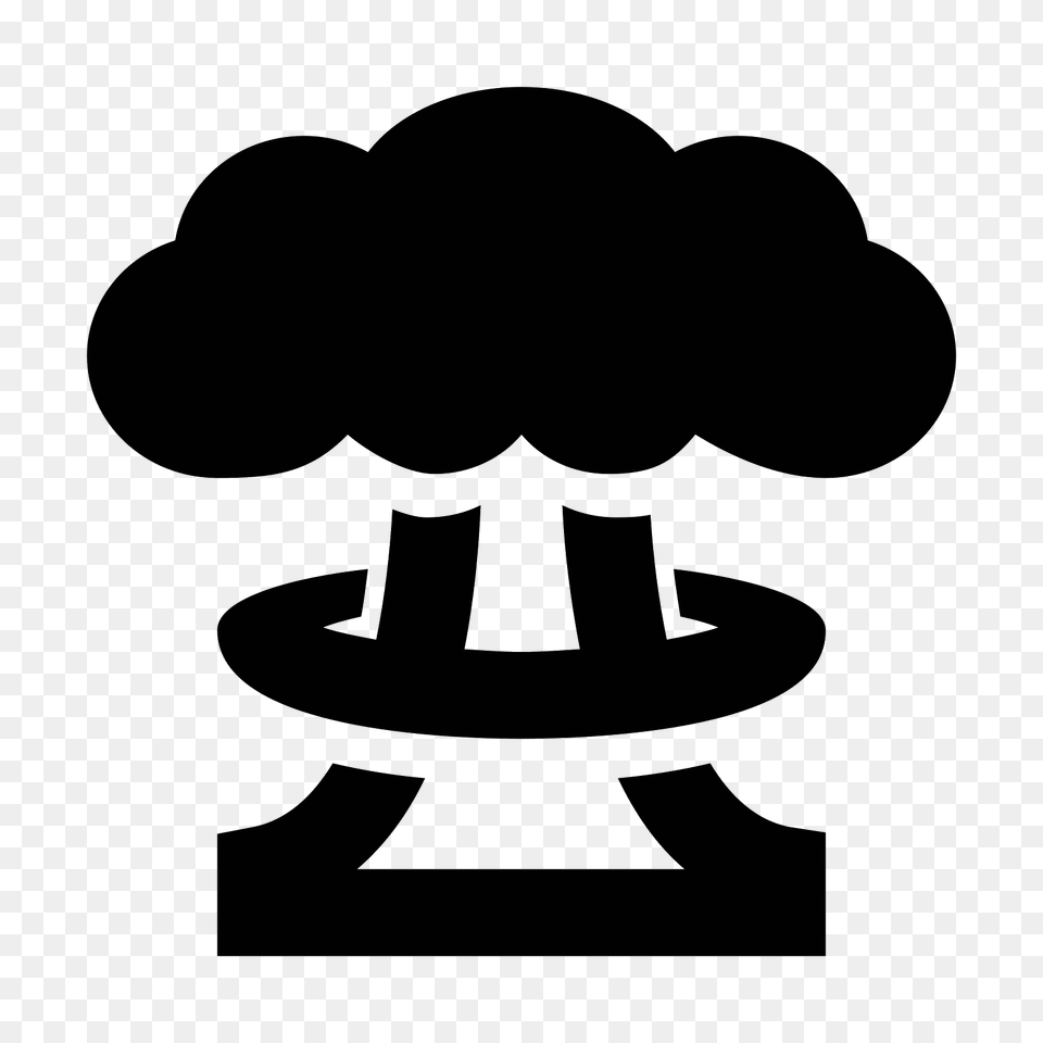 Mushroom Cloud Picture Black And White Stock Huge Freebie, Gray Free Transparent Png