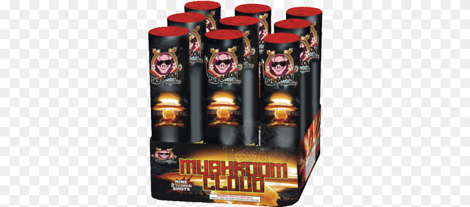 Mushroom Cloud Sky Bacon Fireworks Spirit Of 76 Mushroom Cloud Firework, Tape, Advertisement, Poster Free Png