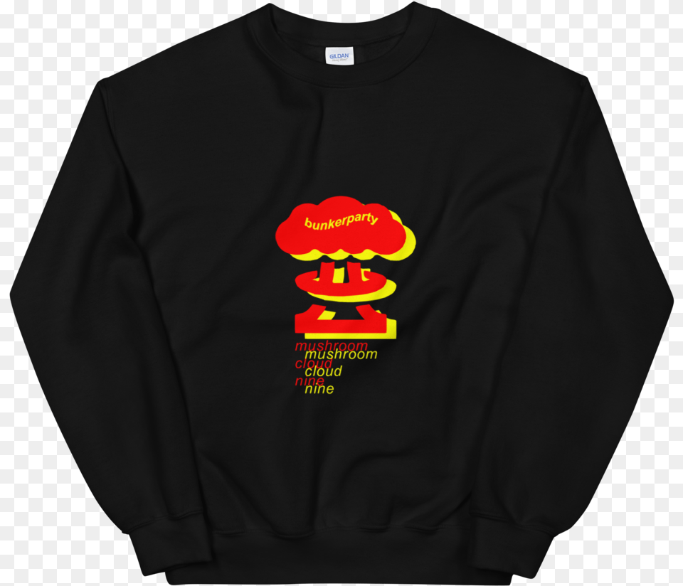 Mushroom Cloud Sweatshirt Cool Embroidered Sweatshirts, Clothing, Knitwear, Long Sleeve, Sleeve Png Image