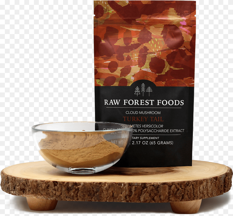 Mushroom Cloud Turkey Tail Extract Extract Bowl, Cup, Advertisement Png Image