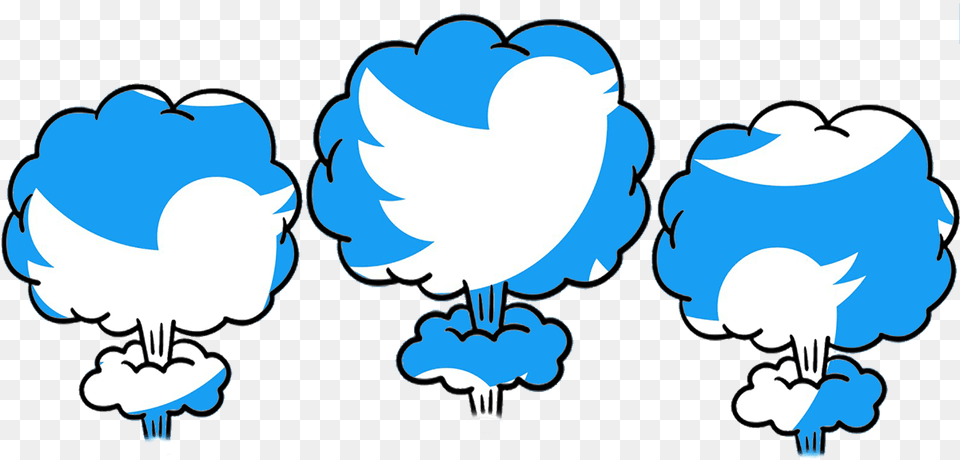 Mushroom Cloud Twitterpocalypse Twitter Bird Logo Twitter, Face, Head, Nature, Outdoors Free Png Download