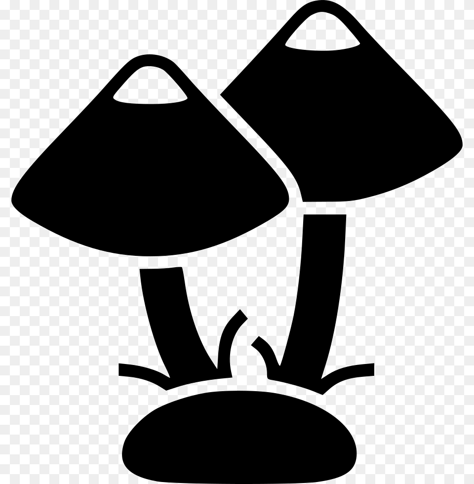 Mushroom Comments Portable Network Graphics, Lamp, Stencil, Silhouette, Device Free Transparent Png