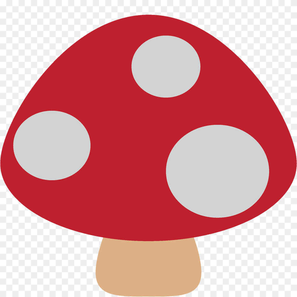 Mushroom Emoji Clipart, Disk, Agaric, Fungus, Plant Free Png Download