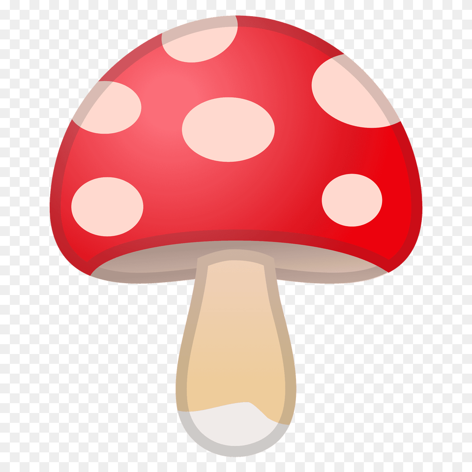 Mushroom Emoji Clipart, Pattern, Fungus, Plant, Agaric Free Png Download