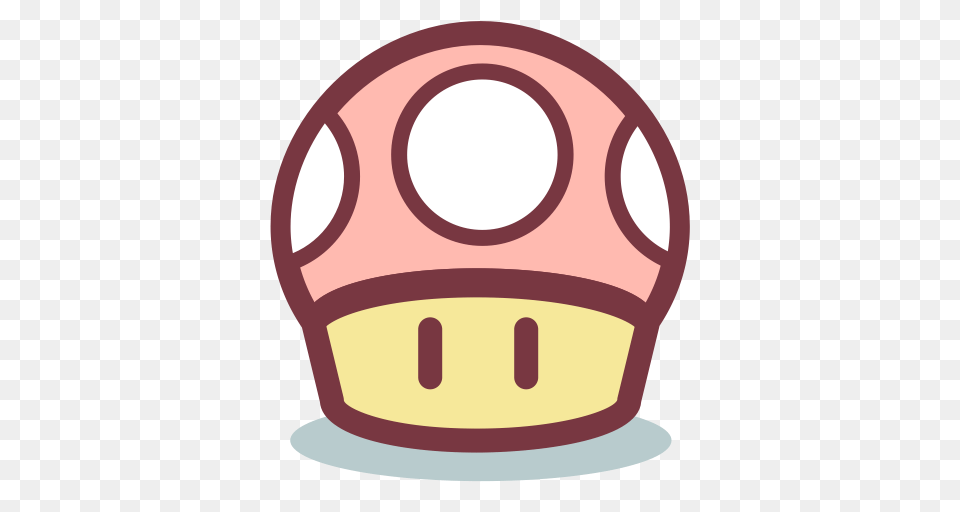 Mushroom From Mario Mario Mushroom Icon With And Vector, Clothing, Hardhat, Helmet, Food Free Png