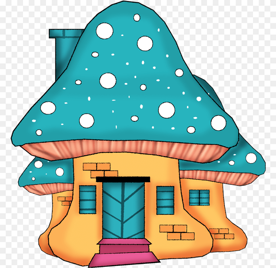 Mushroom House Animated Gif, Housing, Architecture, Building, Cottage Free Transparent Png