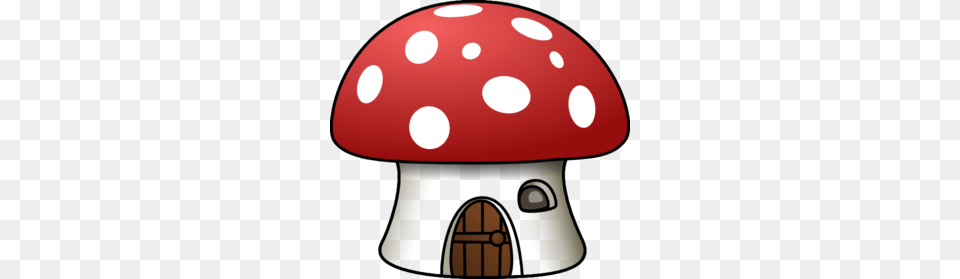 Mushroom House Clip Art, Fungus, Plant, Agaric Free Png