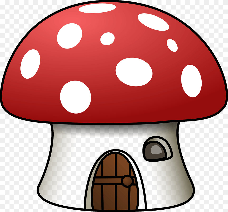Mushroom House Clipart, Fungus, Plant, Disk, Agaric Free Png