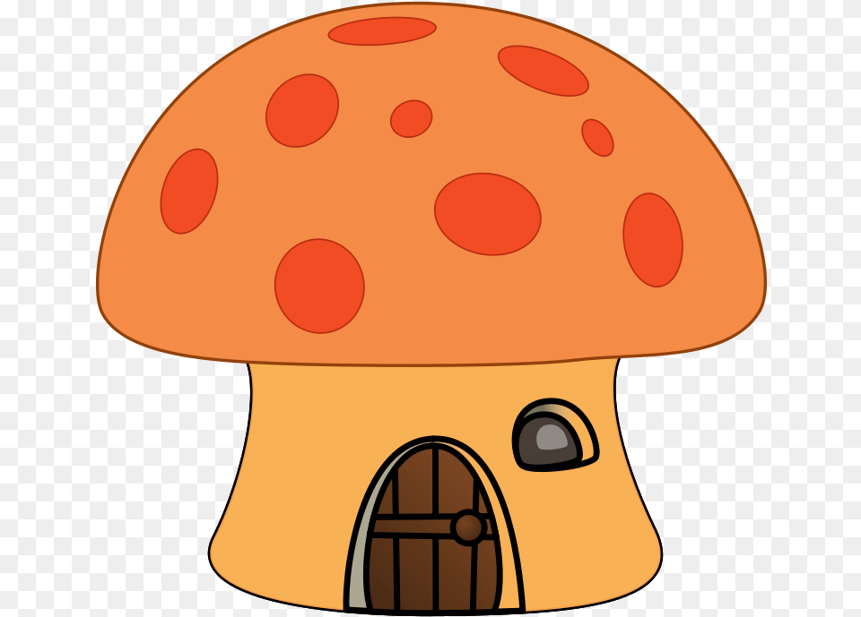 Mushroom House Clipart, Fungus, Plant, Agaric Free Png Download