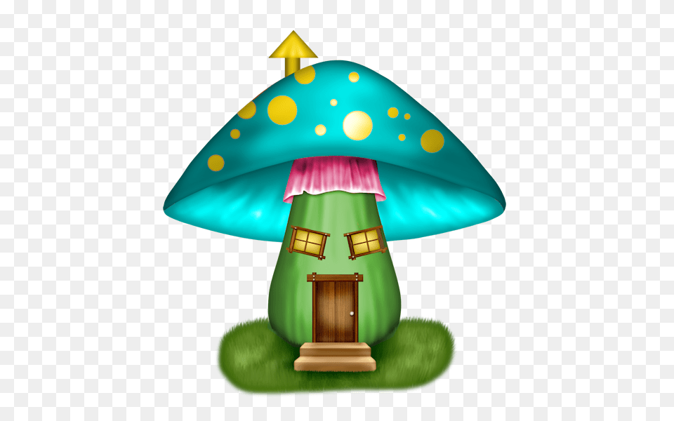 Mushroom House Mushrooms Mushroom House Clip Art, Lamp, Table Lamp Free Png