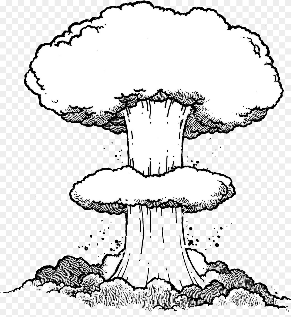 Mushroom In 2020 Bomb Explosion Drawing, Fungus, Plant, Fire, Adult Png