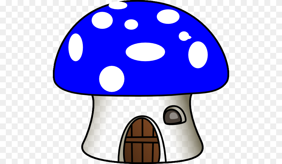 Mushroom In Blue Clip Art, Fungus, Plant, Agaric Free Png Download