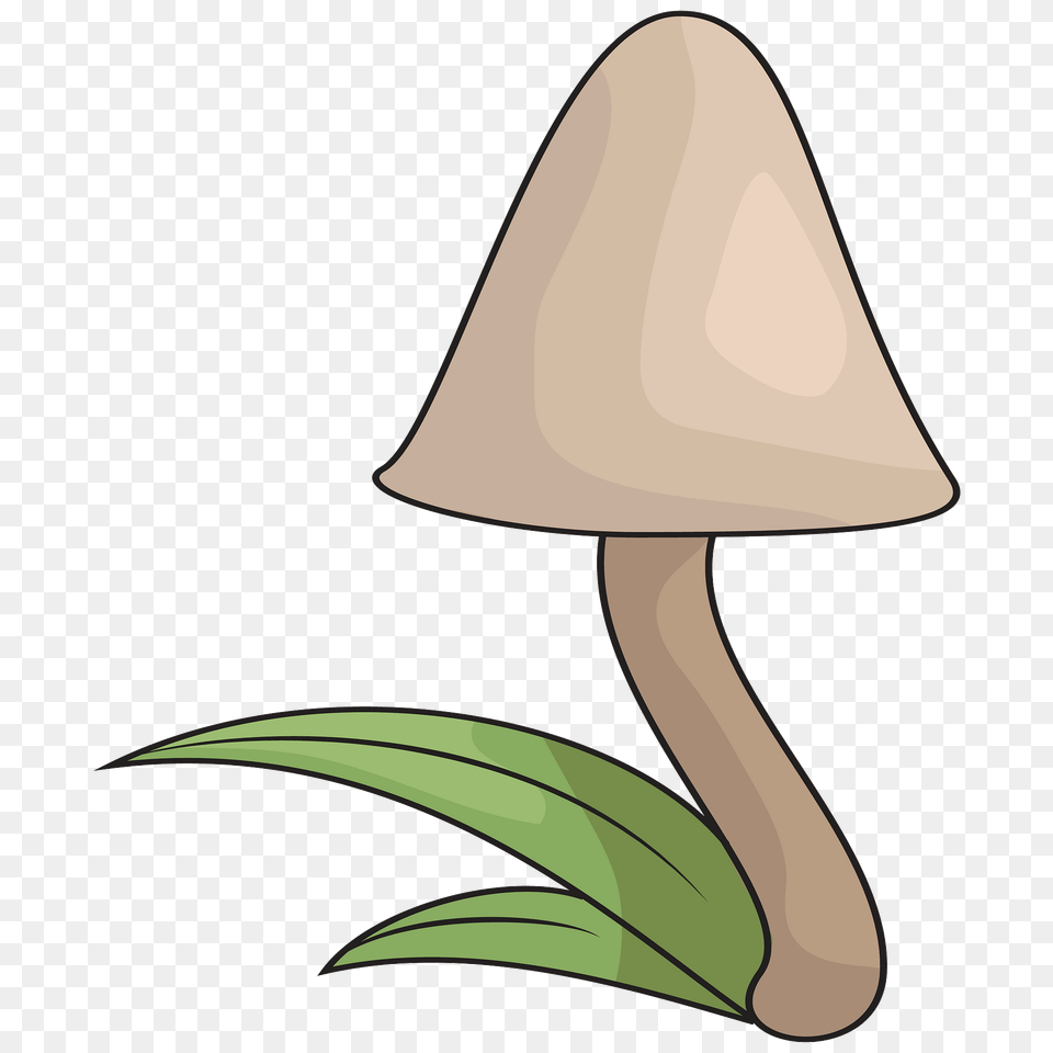Mushroom In The Grass Clipart, Lamp, Agaric, Fungus, Plant Png Image